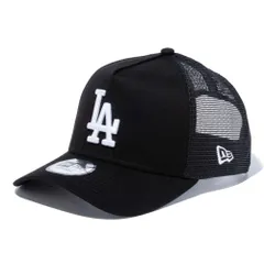 ニューエラ 9FORTY A-Frame トラッカー ロサンゼルス・ドジャース ブラック ホワイト OSFM (56.8-60.6cm) 1個 New Era 940AF TR LOSDOD BLK SWHT 25J 1pc