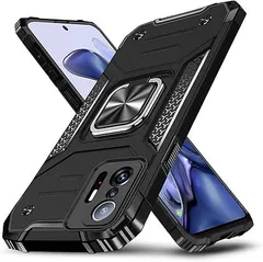 Xiaomi 11T Pro ケース Xiaomi 11T ケース リング付き 耐衝撃 TPU 車載対応ホルダー対応 スマホケース PC スタンド機能 薄型 軽量 シャオミ11t pro カバー カメラ保護 衝撃吸収 指紋防止 黄変防止 一のサムネイル