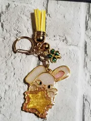 D89★ハンドメイド★うさぎ★キーホルダー★寿工房