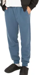 Y's factory 裏起毛 スウェット ロングパンツ メンズ リブ ジョガーパンツ 長ズボン ウエストゴム 裾ゴム ストレッチ素材 LLサイズ(ブルー,  LL)