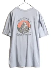 【お得なクーポン配布中!】 ノースフェイス 両面 プリント 半袖 Tシャツ XL アウトドア ロゴ イラスト