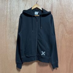 希少【KENZO PAPIS ケンゾー】ロゴ ジップ/スウェット パーカー/FA65BL7204MS