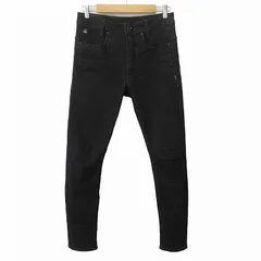 ジースターロウ G-Star RAW D-STAQ 3D super slim パンツ デニム スキニー W28 黒 ブラック