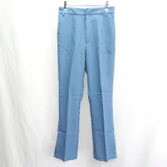 ◇ ⊂ LOWRYS FARM ローリーズファーム ウエストゴム スラックス サイズM ブルー系 レディース E  【1501160048004】