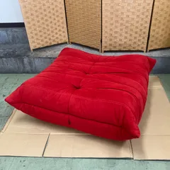 ♡訳あり美品♡ligne roset リーンロゼ　カラン　オットマン ligne roset】リーン・ロゼ CALIN カラン1 オレンジ パフ