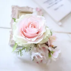桜とローズコサージュ　ヌーディピンク　卒業式　入学式　フォーマル　224