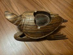 世界遺産奈良土産昭和レトロ宝物鹿角角細工アート工芸品靴べら