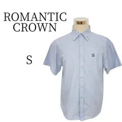 ROMANTIC CROWN ロマンティッククラウン ブルー シャツ Sのサムネイル