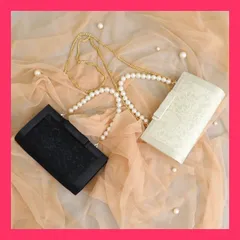 PartyBag【COOCO】レース口金パーティバッグ パーティ フォーマル 二