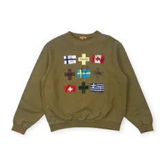 CASTELBAJAC SPORT カステルバジャック キャラ プリントデザイン 長袖 トレーナー 4/カーキベージュ メンズ