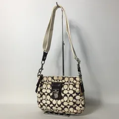 2506-262｜美品｜コーチ シグネチャー ショルダーバッグ ダークブラウン