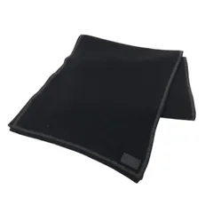 コーチ COACH  カシミヤマフラー ユニセックス 男女兼用  ブラック【中古】