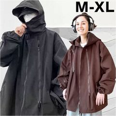 ☆ XL사이즈 ☆ 마운틴 파커 마운틴 파커 맨즈 아우터 재킷 잠바 윈드 브레이커 지퍼 업 나일론 시저켓 유니섹스 후드 첨부 멋쟁이 세련된 워크웨어 캐주얼 통근 통학 등산 산 등반