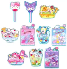 【中古】食玩 雑貨 全10種セット 「サンリオキャラクターズ アクリルブローチ クリームinスナック」