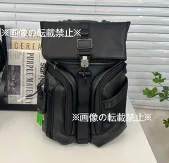 TUMI ブラック ロールトップバックパック　※やや汚れあり 未使用品 Tumi トゥミ バックパック ロールトップ バックパック