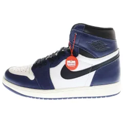 NIKE (ナイキ) AIR JORDAN 1 RETRO HIGH OG MIDNIGHT NAVY エアジョーダン1 レトロ ミッドナイト ネイビー ハイカットスニーカー ネイビー US9/27cm DZ5485-401
