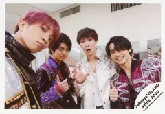 【中古】生写真(ジャニーズ) ジャニーズJr./田中樹・正門良規・渡辺翔太・松田元太/横型・上半身・衣装白・黒・紫・渡辺口開け・松田右手親指立て/Johnnys’ ISLAND セルフィー 2020/公式生写真