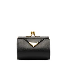 サンローラン がま口 コインケース  財布 ブラック ゴールド レザー レディース SAINT LAURENT【1-0143271】のサムネイル