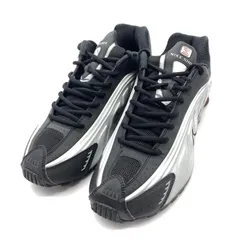 【中古】NIKE SHOX R4 Metallic Silver/Red サイズ30cm HQ1988-002 ナイキ シルバー レッド[19]