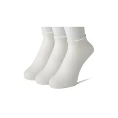 【新品】 [オカモト] 脱げない ココピタ 3足組 レディース スニーカー ショート丈 専用設計 フットカバー くるぶし ショートソックス 831-491 1