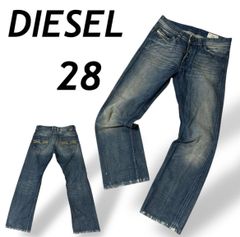 DIESEL ディーゼル VIKER メンズ レディース デニムパンツ 28 ジーパン ジーンズ ボタンフライ ダメージ加工 (S13)★