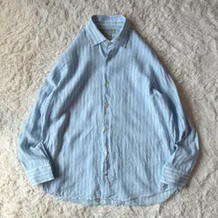 バナナリパブリック バナリパ BANANA REPUBLIC 00s 古着 L/S リネンストライプシャツ 麻 XXL ヴィンテージ 2006年 夏