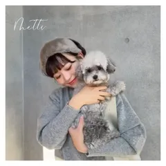 【グレイ】もこもこターバン