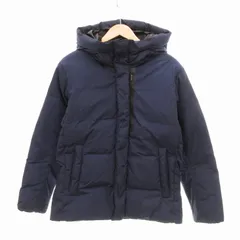 B&Y ユナイテッドアローズ BEAUTY&YOUTH ビューティー&ユース 小松マテーレ ダウンジャケット ブルゾン フード ナイロン 1225-114-8585 L 紺 ネイビー /HO●