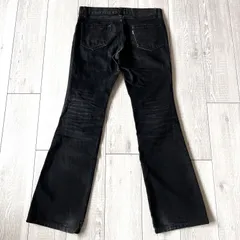 5351 HOMMES ブラック ブーツカットデニム　アーカイブ Y2K 5351 HOMMES ブラック ブーツカットデニム アーカイブ Y2K 5351