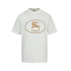 【今日特価】Burberry 25ss 円形ウォーホースプリント T シャツ