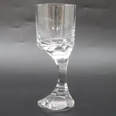 Y2935-1A バカラ クリスタル 超希少作品「ナルシス」ワイングラス バカラ グラス ○ ナルシス ワイン グラス 個性的 ステム Narcisse