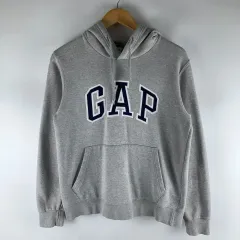 GAP(ギャップ) GAP グレー 裏起毛 フード付きTシャツ M 250920