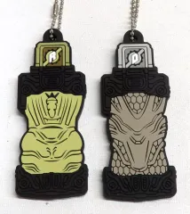 【中古】キーホルダー ゴールドラビットフルボトル＆シルバードラゴンフルボトル ラバーキーホルダー 「一番くじ 仮面ライダービルド ～Building a New World～」 H賞 