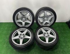 【管理番号 243-116】 レクサスLS ラケシスLACHESIS LD1 18×8J +45 PCD120-5H 225/45R18 TOYO スタッドレス レクサス 等