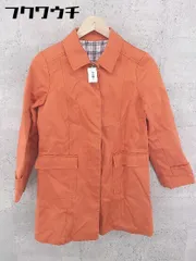 ◇ NATURAL BEAUTY BASIC ステンカラー コート サイズM オレンジ レディース 【中古】 【1002802406584】