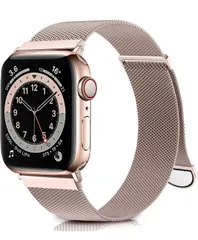 ★CAERMA コンパチブル アップルウォッチ バンド 42mm 44mm 45mm コンパチブル Apple Watch バンド ステンレス留め金製 男女兼用 シャンパンゴールド