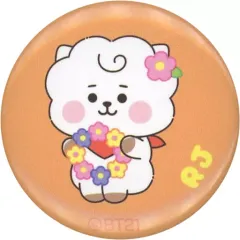 【中古】バッジ・ピンズ RJ(ジン) オリジナル描き下ろし缶バッジ 「ファミリーマート×BT21 キャンペーン」 2022年3月対象商品購入特典