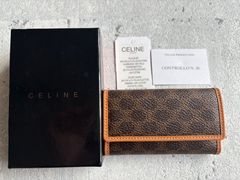 CELINE マカダムブラウン総柄 キーケース 箱付き