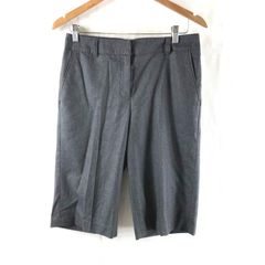 エッセンシャル ヒロコビス esseNtieL HIROKO BIS パンツ ハーフパンツ 無地 ポケット 裏地付き グレー 11サイズ 948508のサムネイル