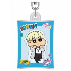 [중고] 열쇠 고리 수빈 [TOMORROW X TOGETHER × 크레용 신짱 에어 푹신 열쇠 고리]