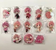 【まとめ売り】 すとぷり さとみくん 缶バッジ アクリルキーホルダー クリップ 13点セット