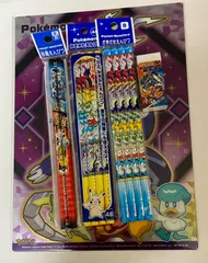 下敷き鉛筆、消しゴムセット　ポケットモンスター