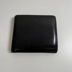 ポール・スミス ブラック　Poul Smith　折りたたみ財布　レザー　ブラック　A152