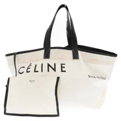 CELINE (セリーヌ) メイドイン ロゴプリント トートバッグ ホワイト 186352B3Dのサムネイル