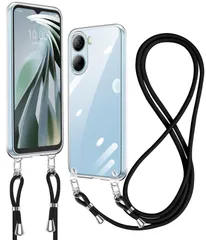 【特価セール】Z6561J ケース クリア ショルダー ケース zte libero 5g iv Ivy スマホケース A302ZT ケース 肩掛け nubia 斜めかけ 縄掛け ケース ストラップ付き IV スマホケース 透明 TPU リベロ5GIV 5G