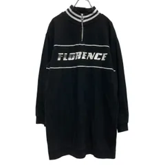 H&M ハーフジップ プリントスウェット トレーナー レディース M～ ブラック エイチアンドエム 古着卸 アメリカ仕入 a701-5960