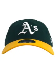 NEWERA (ニューエラ) 9TWENTY CORE CLASSIC OAKLAND ATHLETICS アスレチックス キャップ 2トーン 緑×黄 60235232 ウィメンズ/004