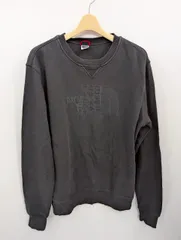 THE NORTH FACE ノースフェイス スウェット 刺繍ロゴ ブラック M メンズ