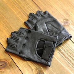 PLUS ALPHADESIGNS 本革製ドライビンググローブ 鹿革 M - メルカリ