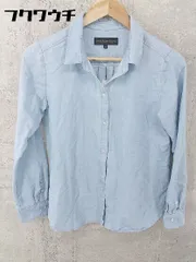 ◇ green label relaxing UNITED ARROWS 長袖 シャツ ブラウス サイズ38 ブルー系 レディース 【中古】 【1002802302480】